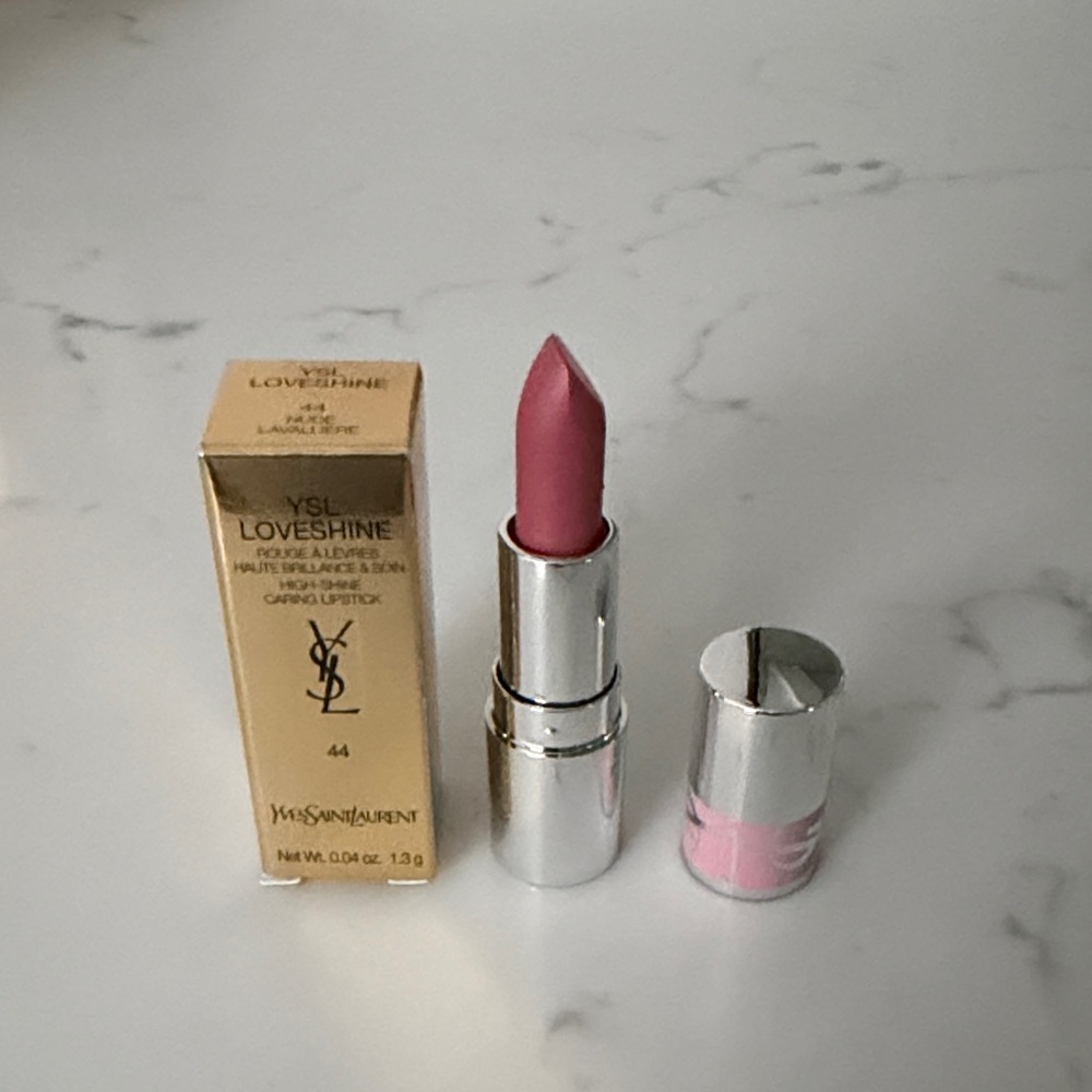 YSL Loveshine Lip oil stick. Shade 44 Nude Lavalliere .04 oz. Trial size. NIB!